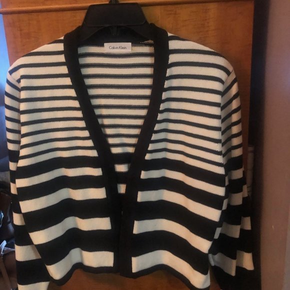 Calvin Klein Knit Cardigan Sweater - size Large - Picture 1 of 4